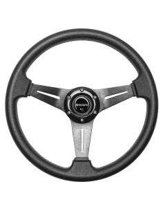 Volante de Carreras Spocoro 350mm Universal Negro con Claxon