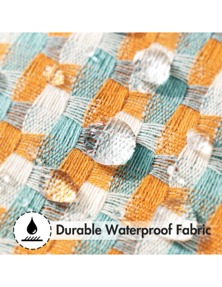 Fundas de Cojines Cuadradas MIULEE 40.6x40.6 cm Impermeables