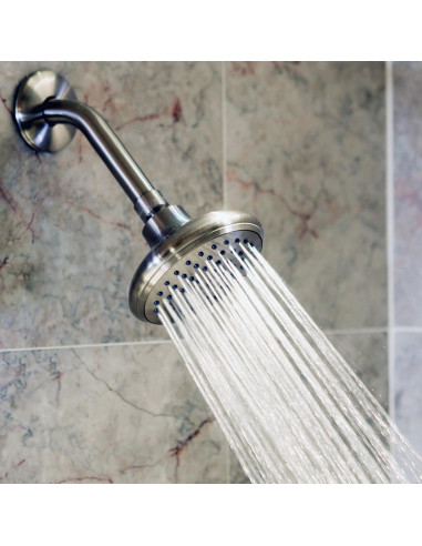 Cabezal de Ducha Aqua Elegante 9.46 L/min Níquel Cepillado