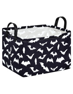 Cesta de Almacenamiento Halloween Calabaza Fantasma 36.8x25.9cm