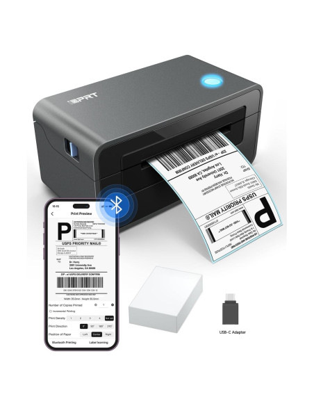 Impresora Térmica de Etiquetas iDPRT SP410BT Bluetooth 4x6