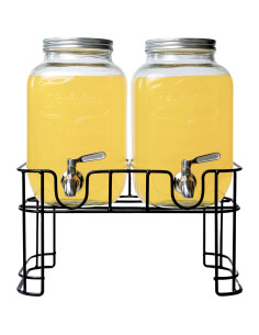 Dispensadores de Bebidas de Vidrio 3.78L Kitchentoolz Doble 2