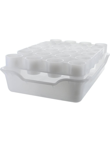 Soporte y bandeja para secar 24 botellas FastFerment - Apto lavavajillas