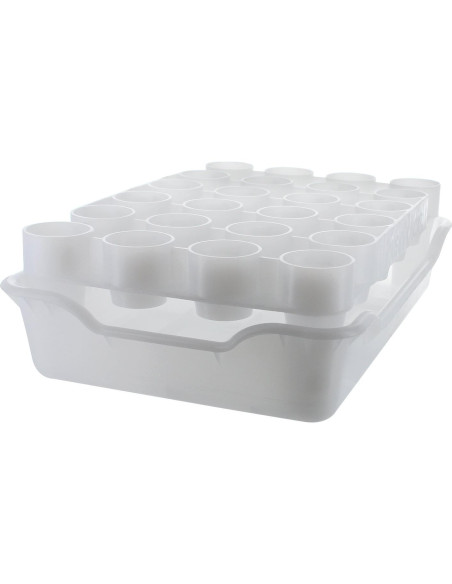 Soporte y bandeja para secar 24 botellas FastFerment - Apto lavavajillas
