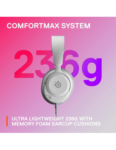 Auriculares Gaming SteelSeries Arctis Nova 1 Blanco - Audio Espacial 360
