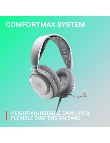 Auriculares Gaming SteelSeries Arctis Nova 1 Blanco - Audio Espacial 360