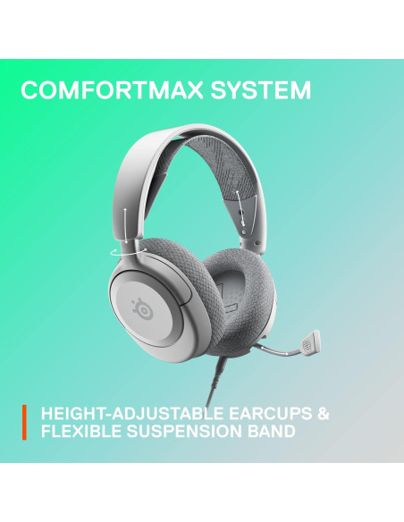 Auriculares Gaming SteelSeries Arctis Nova 1 Blanco - Audio Espacial 360