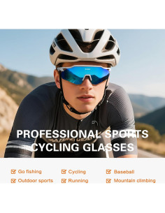 Gafas de Sol Deportivas Polarizadas Suoso Ciclismo UV 2