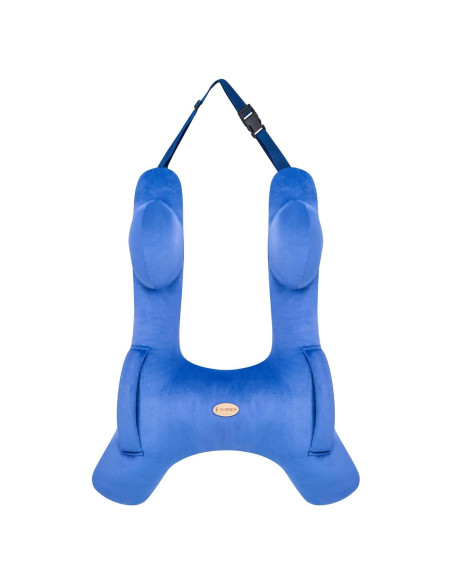 Almohada de Viaje Ergonómica FLORICH Azul para Niños y Adultos