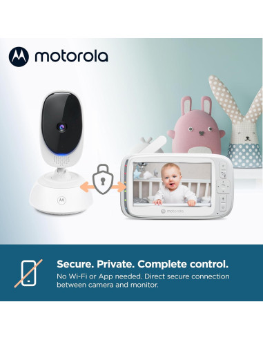 Cámara Monitor de Bebé Motorola Nursery VM75 5" Inalámbrica