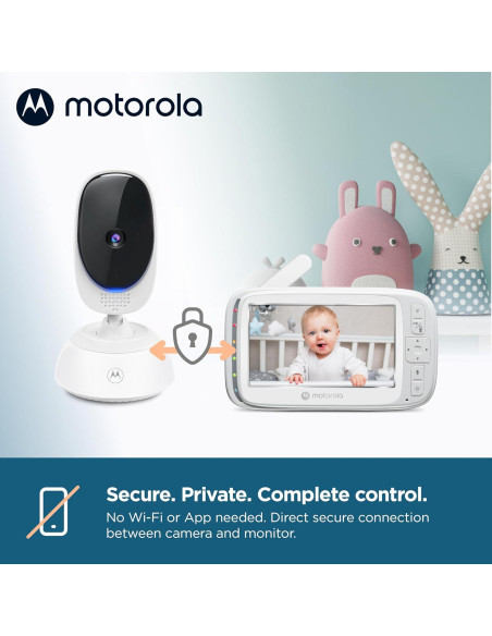 Cámara Monitor de Bebé Motorola Nursery VM75 5" Inalámbrica