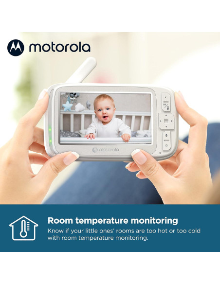 Cámara Monitor de Bebé Motorola Nursery VM75 5" Inalámbrica