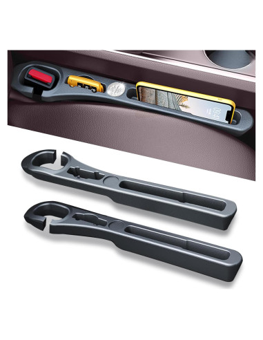 Relleno Espacio entre Asientos Auto ZYMBU ZCA005B Negro