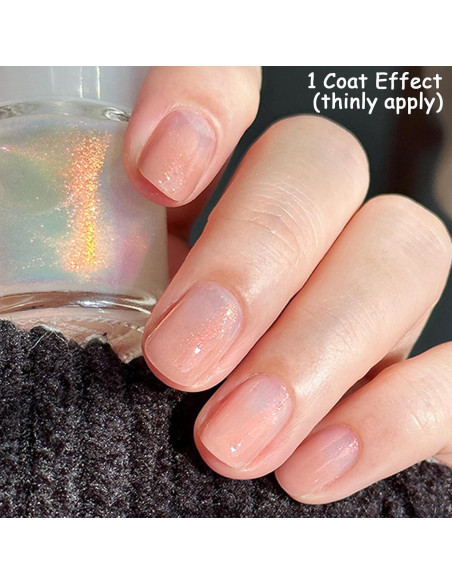 Esmalte de Uñas Aurora Sirena 10 ML - Brillo Alto Secado Rápido