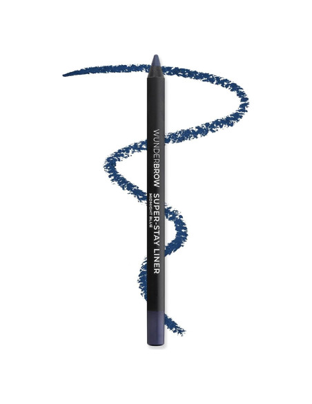 Lápiz de Eyeliner Impermeable Wunderbrow Azul Medianoche 1 Cuenta