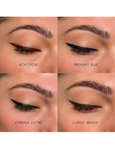 Lápiz de Eyeliner Impermeable Wunderbrow Azul Medianoche 1 Cuenta