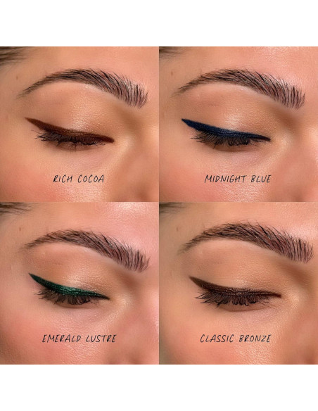 Lápiz de Eyeliner Impermeable Wunderbrow Azul Medianoche 1 Cuenta