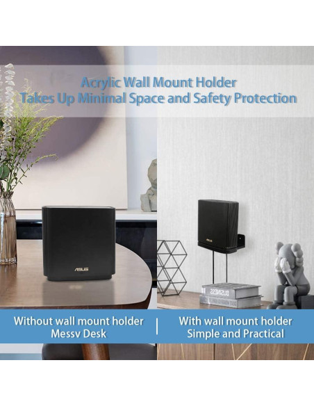 Soporte de Montaje en Pared HOLACA para ASUS ZenWiFi AX XT8