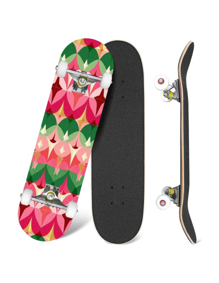 Skateboard UHMLTCRBOD 31" x 8" 7 Capas Arce Doble Kick