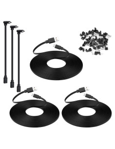 Paquete de 3 Cables Micro USB 3m SMAYS para Cámaras Seguridad