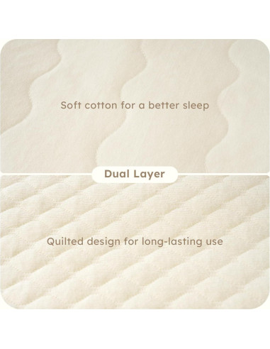 Saco de Sueño Beige 0-6 Meses 2.5 TOG Algodón Acolchado