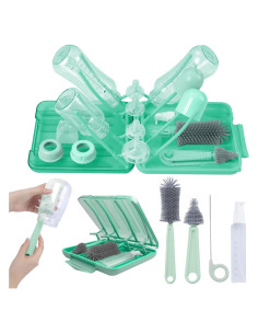 Kit de Limpieza de Botellas de Bebé Mombasics 6 en 1 Portátil