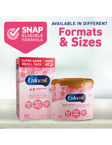 Fórmula para Bebés Enfamil A.R. 553.5 g - Reduce Reflujo