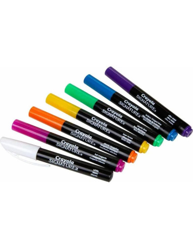 Marcadores Neón Crayola Signature, 6 Gel Anchos, Efectos Luz