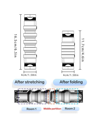 Juego de Botellas de Viaje Zhoxod 19 Piezas Silicona A prueba de Fugas