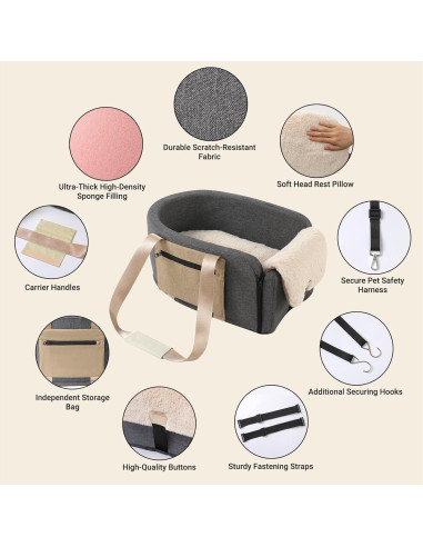 Asiento Elevador para Perros Cathpetic 46.99x25.91x22.86 cm