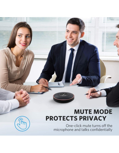 Altavoz Bluetooth eMeet M2 Negro para Conferencias 5-8 Personas