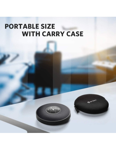 Altavoz Bluetooth eMeet M2 Negro para Conferencias 5-8 Personas