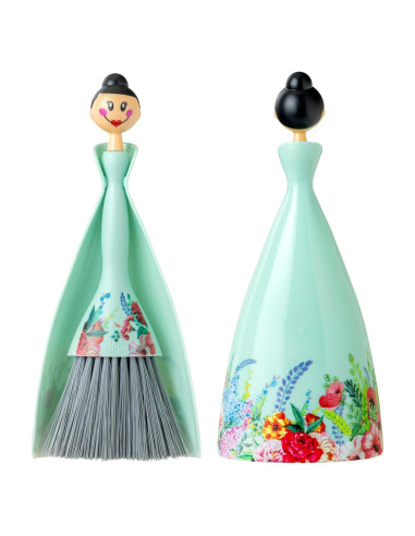 Juego de Escoba y Recogedor Vigar Mini Turquesa 27cm