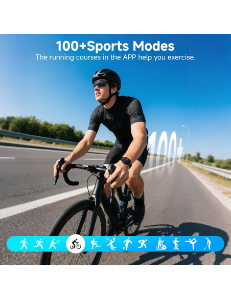 Reloj Inteligente SOUYIE AMOLED 1.85" Monitor de Fitness IP68