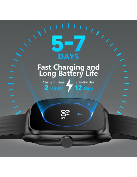 Reloj Inteligente SOUYIE AMOLED 1.85" Monitor de Fitness IP68