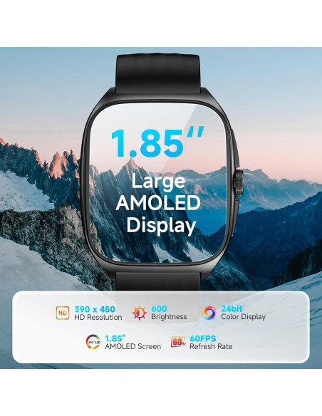 Reloj Inteligente SOUYIE AMOLED 1.85" Monitor de Fitness IP68