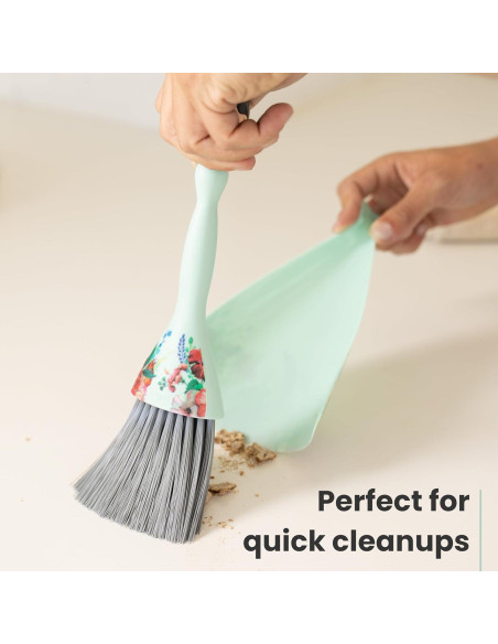 Juego de Escoba y Recogedor Vigar Mini Turquesa 27cm