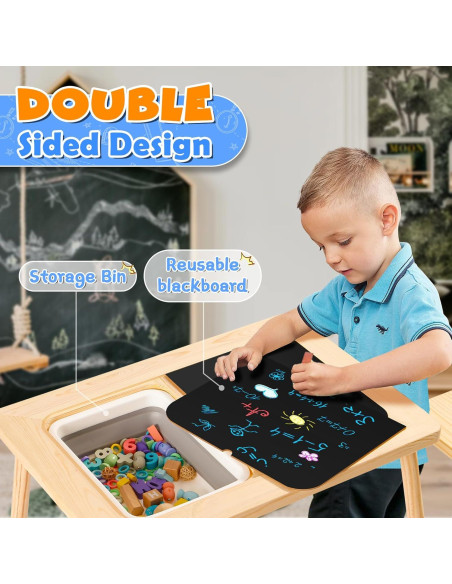 Mesa Sensorial 5 en 1 Prunelax con Almacenamiento Plegable