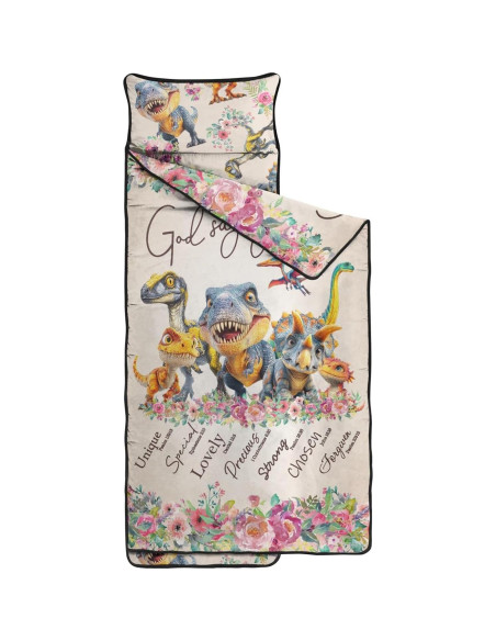 Colchoneta para Siesta Nebcog 152.4x50.8cm Dinosaurio