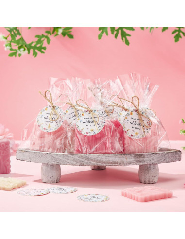 Set de Jabón para Baby Shower Demissle 20 Pcs Flores Aromáticas