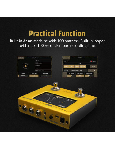 Amplificador de Guitarra Hotone Ampero Mini MP-50 0.48 kg