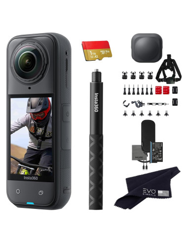 Cámara de Acción 360 Insta360 X5 8K 72MP con Accesorios