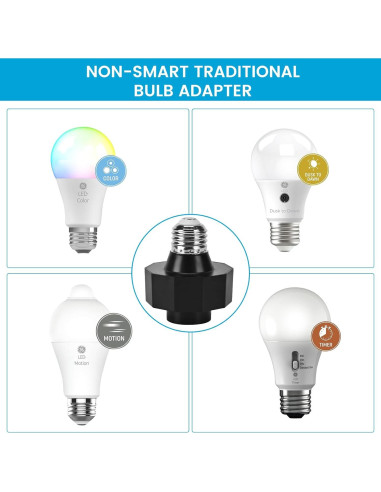 Adaptador E26 a Toma de Corriente AC Rreslicam 300W