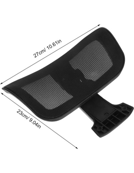 Reposacabezas ajustable Tofficu para silla de oficina negro