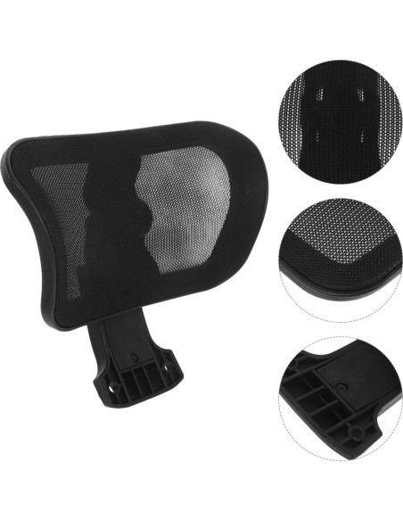 Reposacabezas ajustable Tofficu para silla de oficina negro