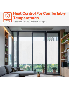 Película de Privacidad VEVOR 60x200 cm Esmerilada UV 2