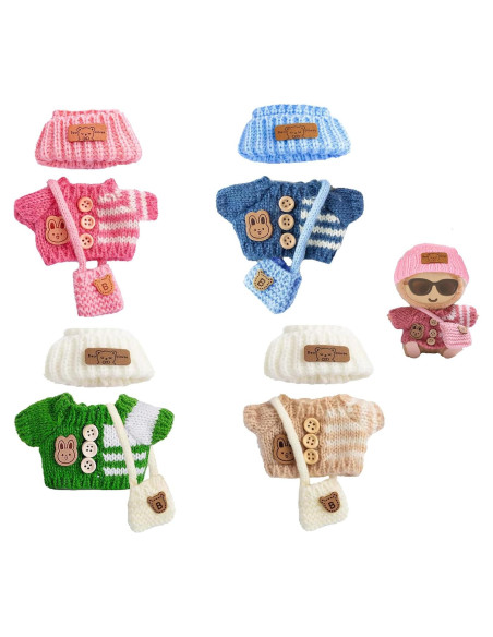 Conjunto de Ropa para Muñeca 17cm MM MEGIJAAKI - 4 Piezas