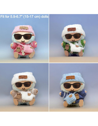 Conjunto de Ropa para Muñeca 17cm MM MEGIJAAKI - 4 Piezas