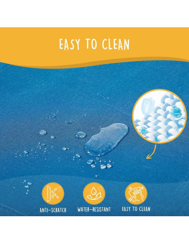 Cama Elevada Plegable Mediana para Perros Canine Canyon Azul