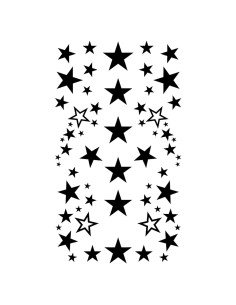 Tatuaje Temporal Impermeable MapofBeauty Estrella Negra 10x20.5cm
